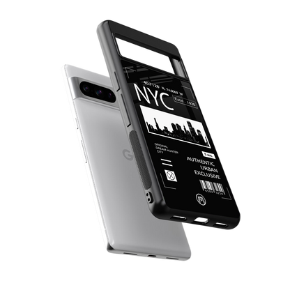 nyc back phone cover | glass case for google pixel 8 pro
