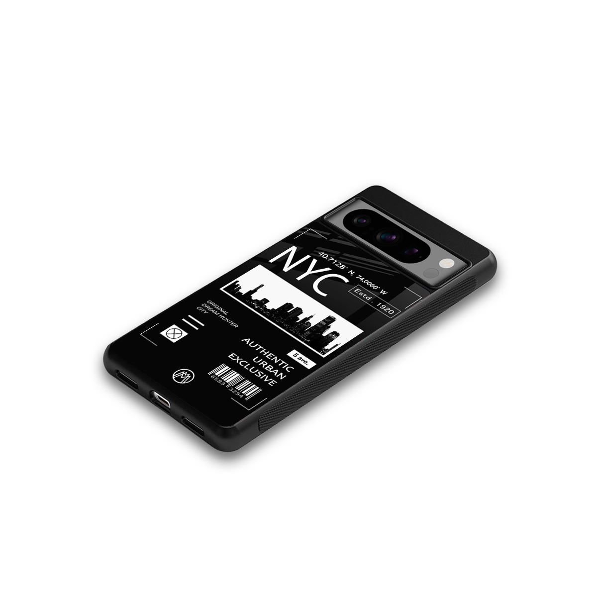 nyc back phone cover | glass case for google pixel 8 pro