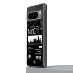 nyc back phone cover | glass case for google pixel 8 pro