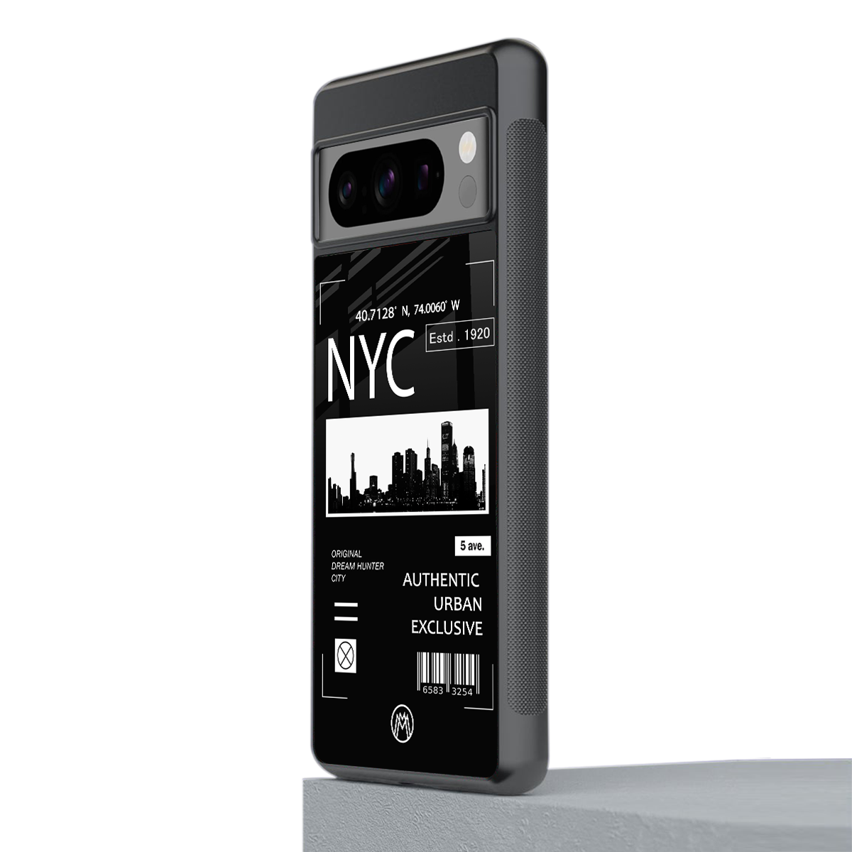 nyc back phone cover | glass case for google pixel 8 pro