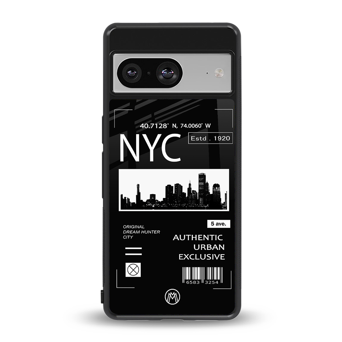 nyc back phone cover | glass case for Google Pixel 8