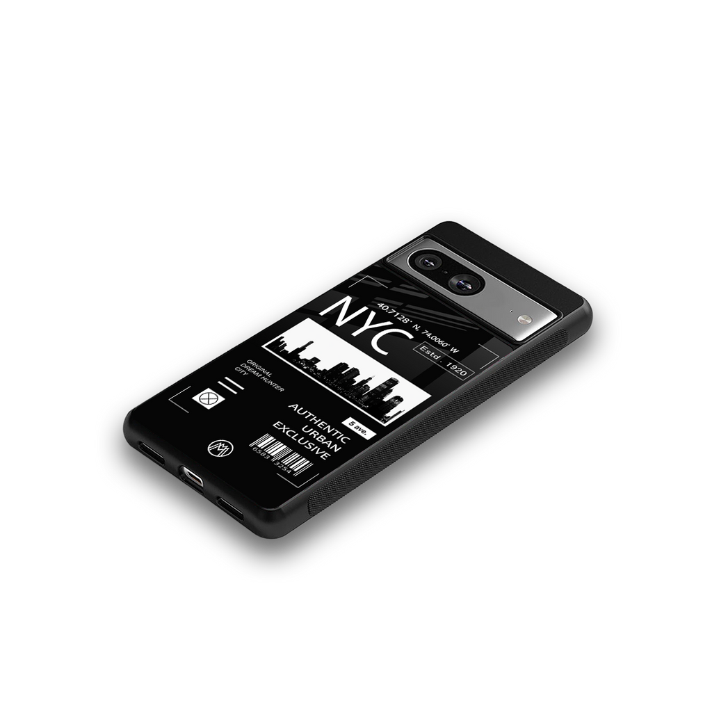 nyc back phone cover | glass case for Google Pixel 8