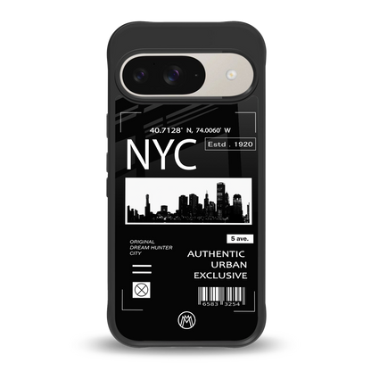nyc back phone cover | glass case for google pixel 9