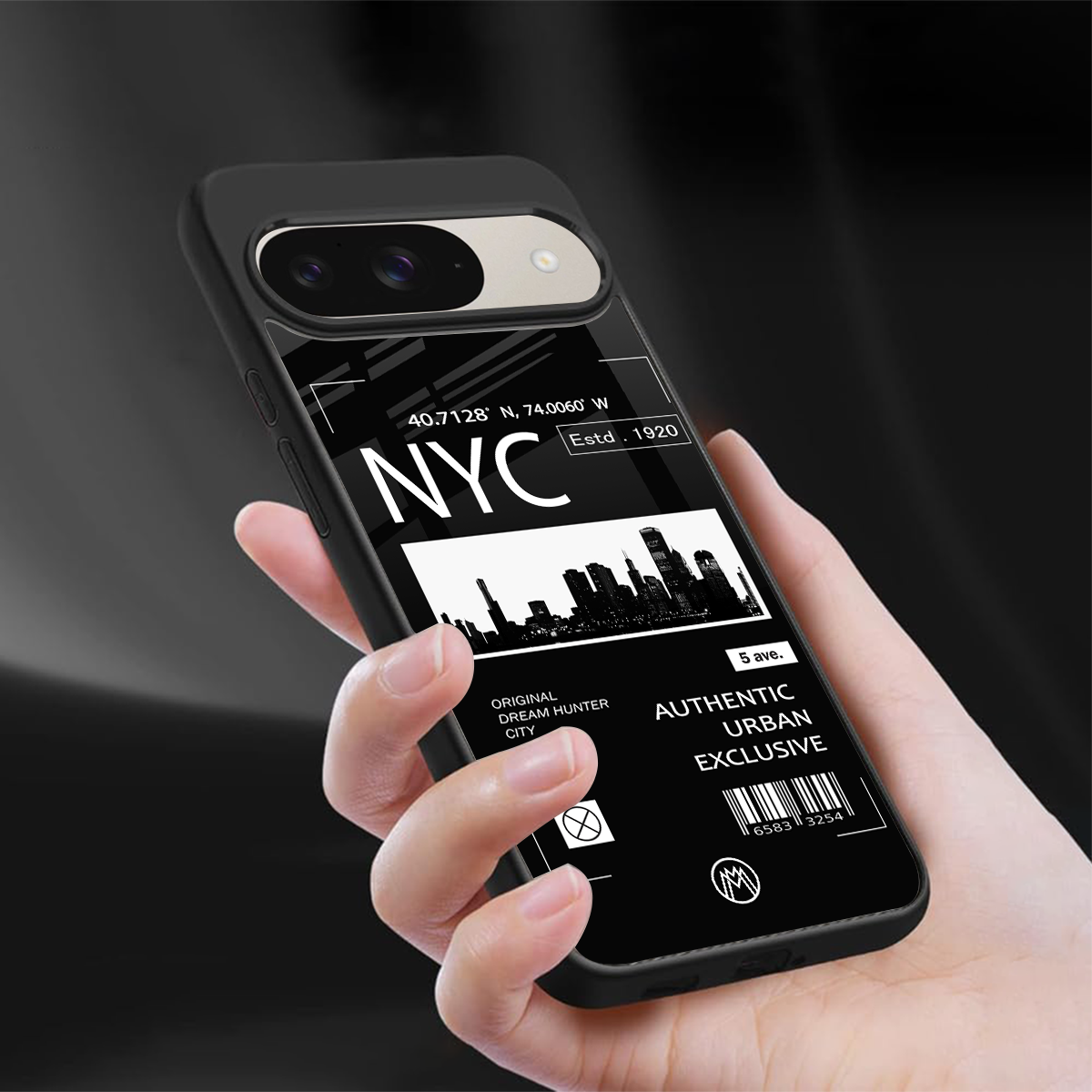 nyc back phone cover | glass case for google pixel 9