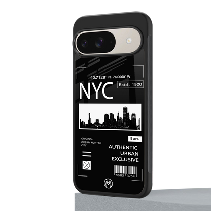 nyc back phone cover | glass case for google pixel 9