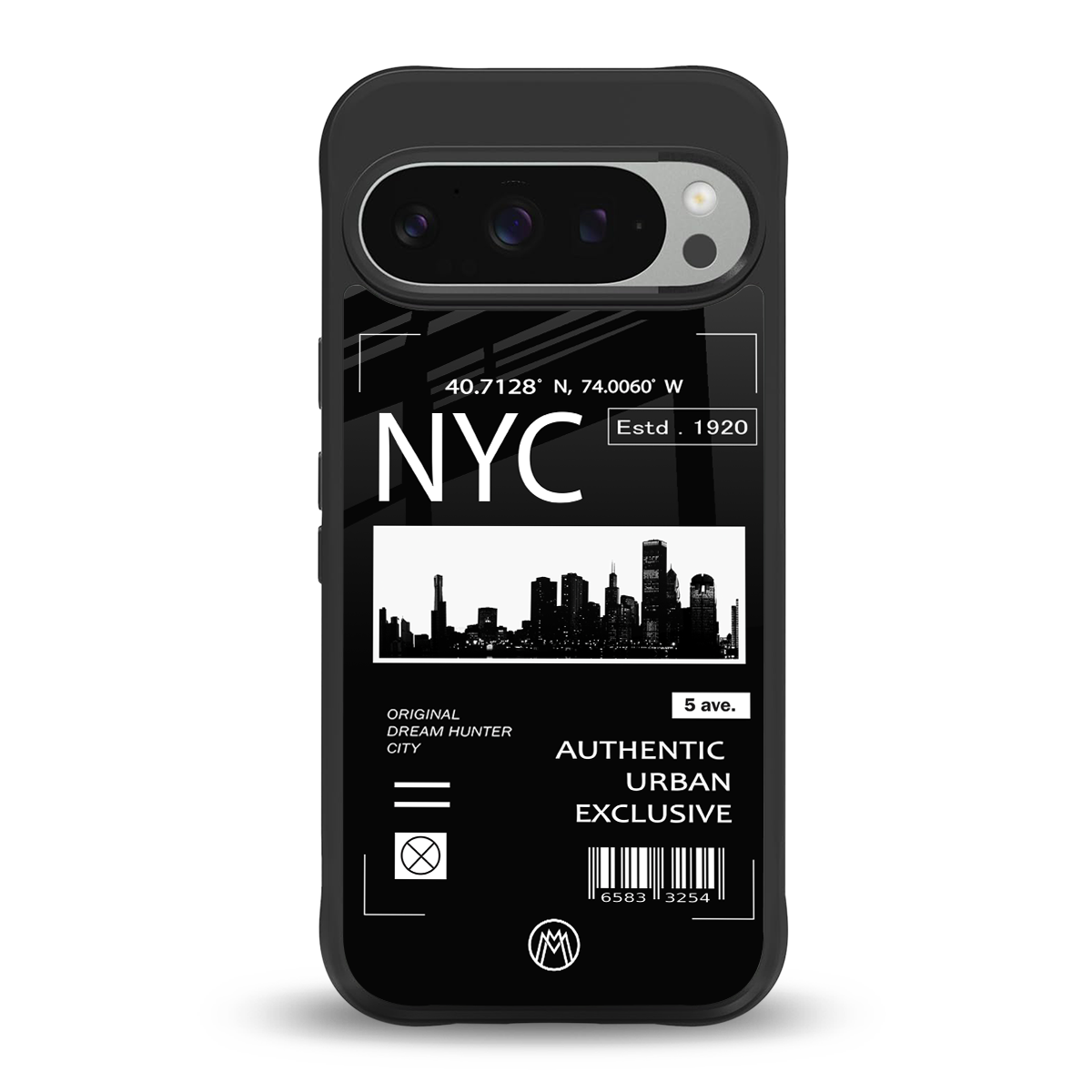 nyc back phone cover | glass case for google pixel 9 pro xl