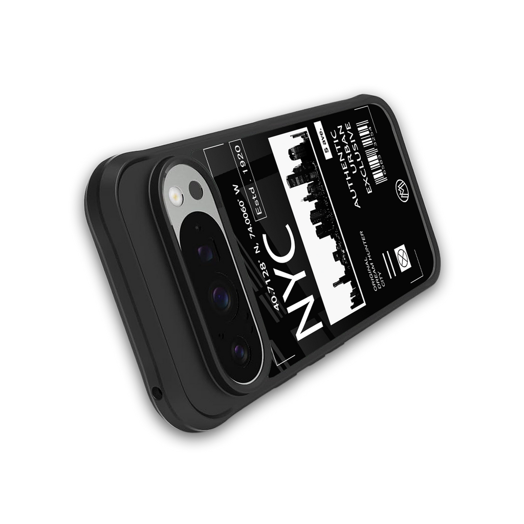 nyc back phone cover | glass case for google pixel 9 pro