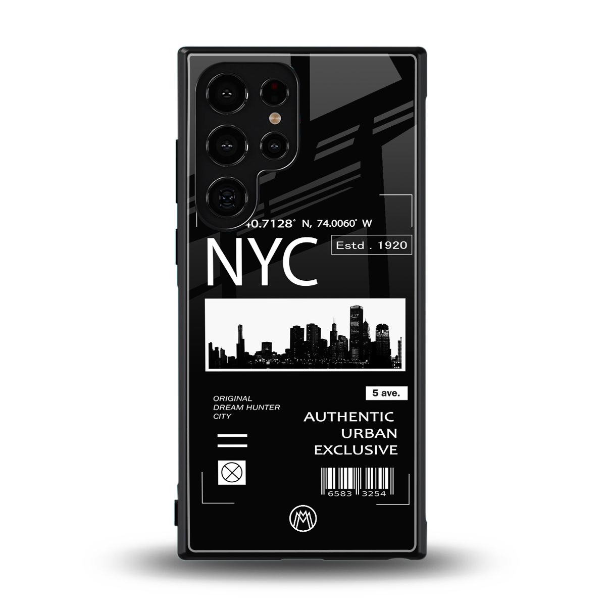 nyc back phone cover | glass case for samsung galaxy s23 ultra