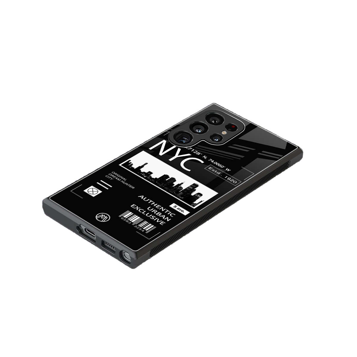 nyc back phone cover | glass case for samsung galaxy s23 ultra