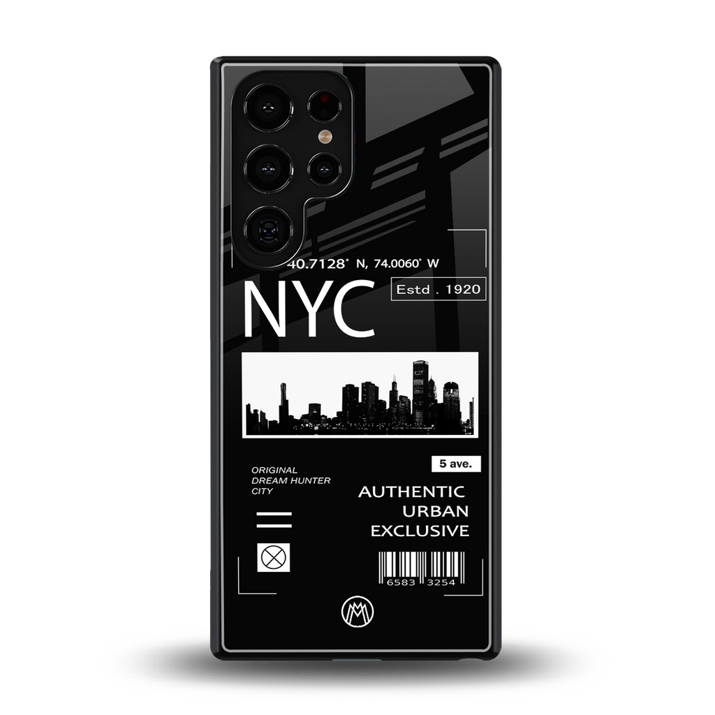 nyc back phone cover | glass case for samsung galaxy s25 ultra