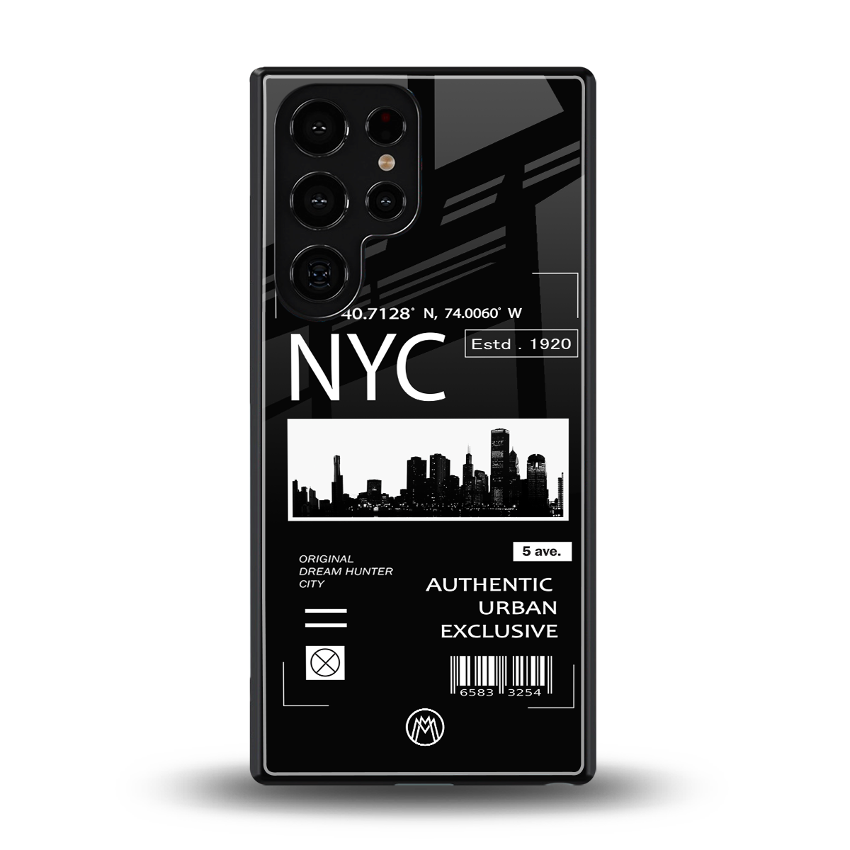 nyc back phone cover | glass case for samsung galaxy s25 ultra