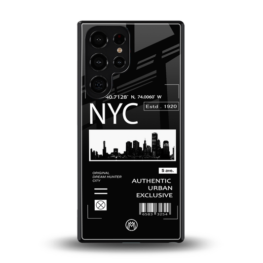 nyc back phone cover | glass case for samsung galaxy s25 ultra