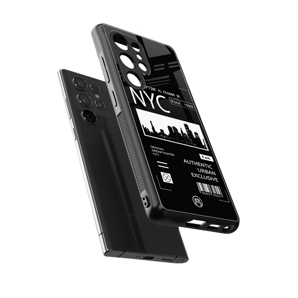 nyc back phone cover | glass case for samsung galaxy s25 ultra