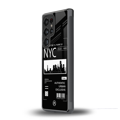nyc back phone cover | glass case for samsung galaxy s25 ultra