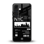 nyc back phone cover | glass case for samsung galaxy s24
