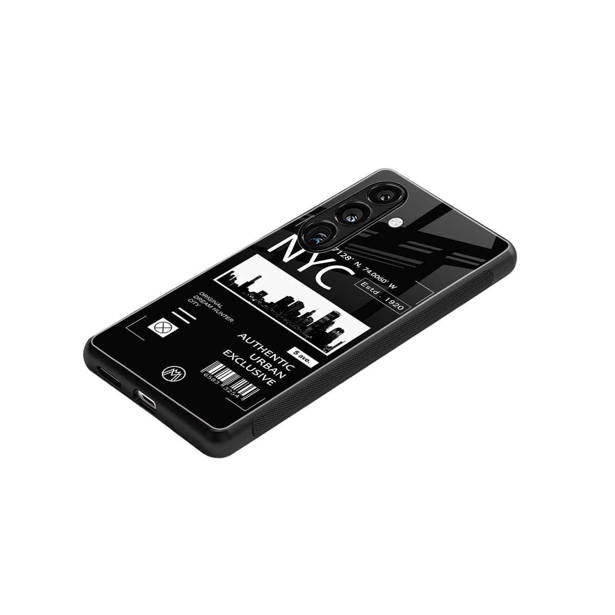 nyc back phone cover | glass case for samsung galaxy s24 plus