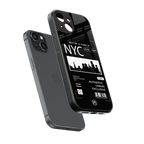 nyc back phone cover | glass case for iphone 15