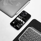nyc back phone cover | glass case for iphone 15 plus