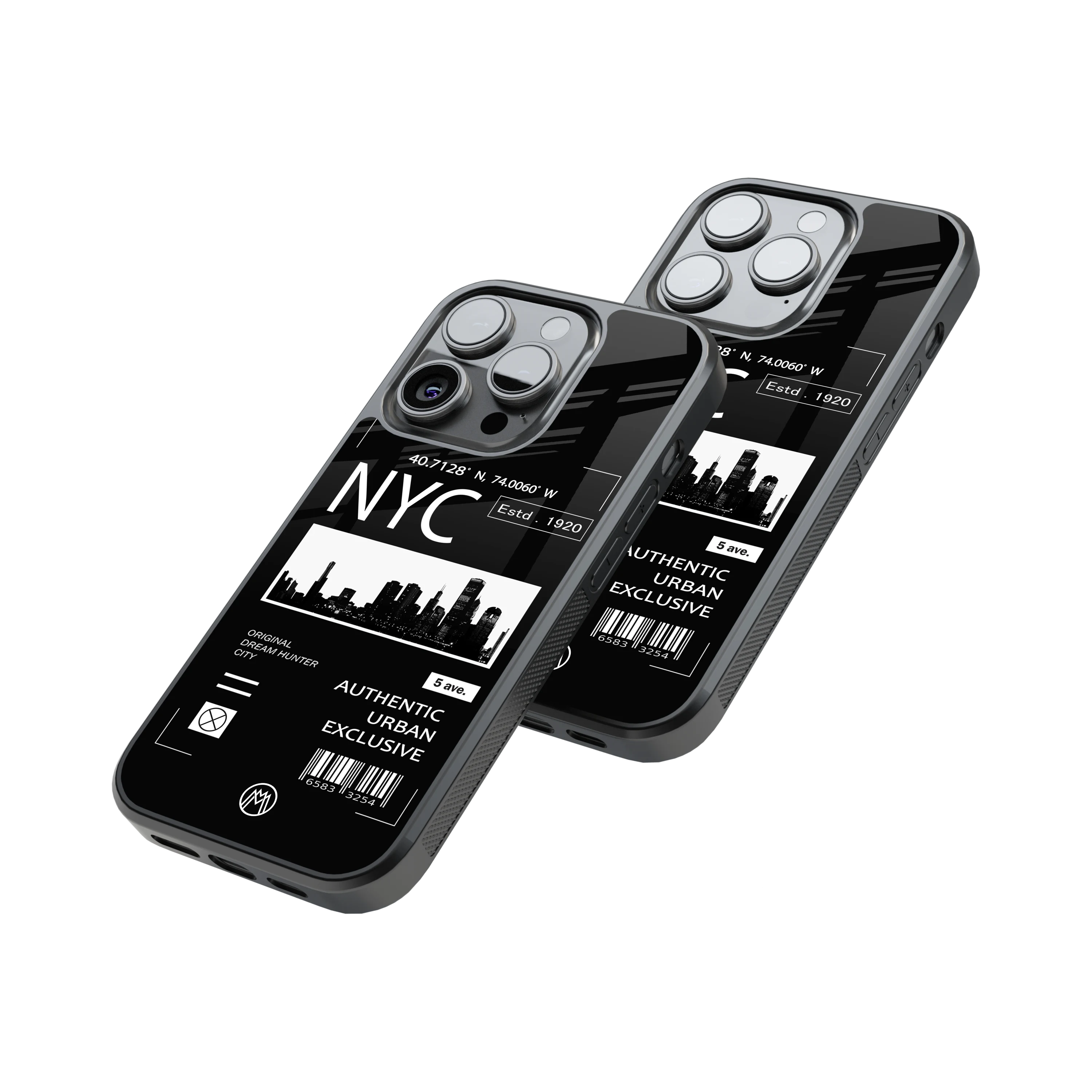 Protective Glass Back Phone Case Compatible with iPhone, Samsung, OnePlus, Pixel & More