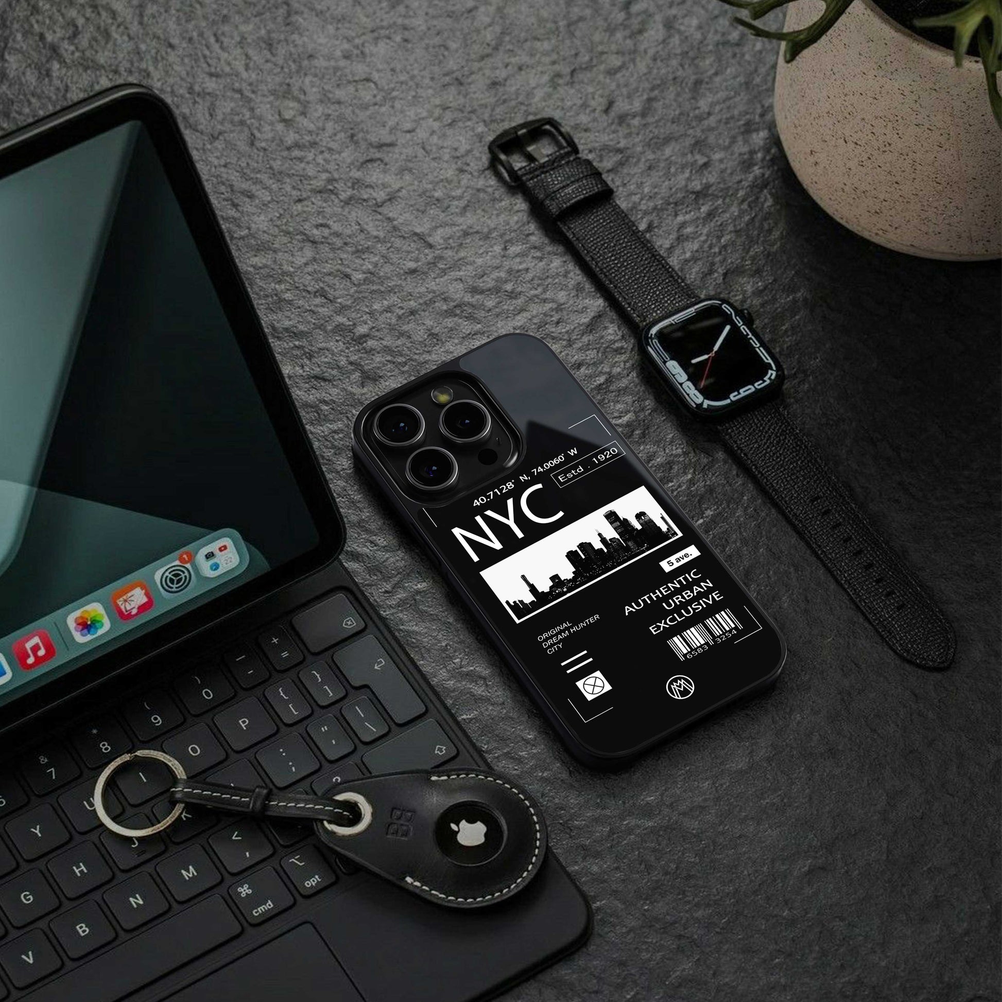 nyc back phone cover | glass case for iphone 13 pro max
