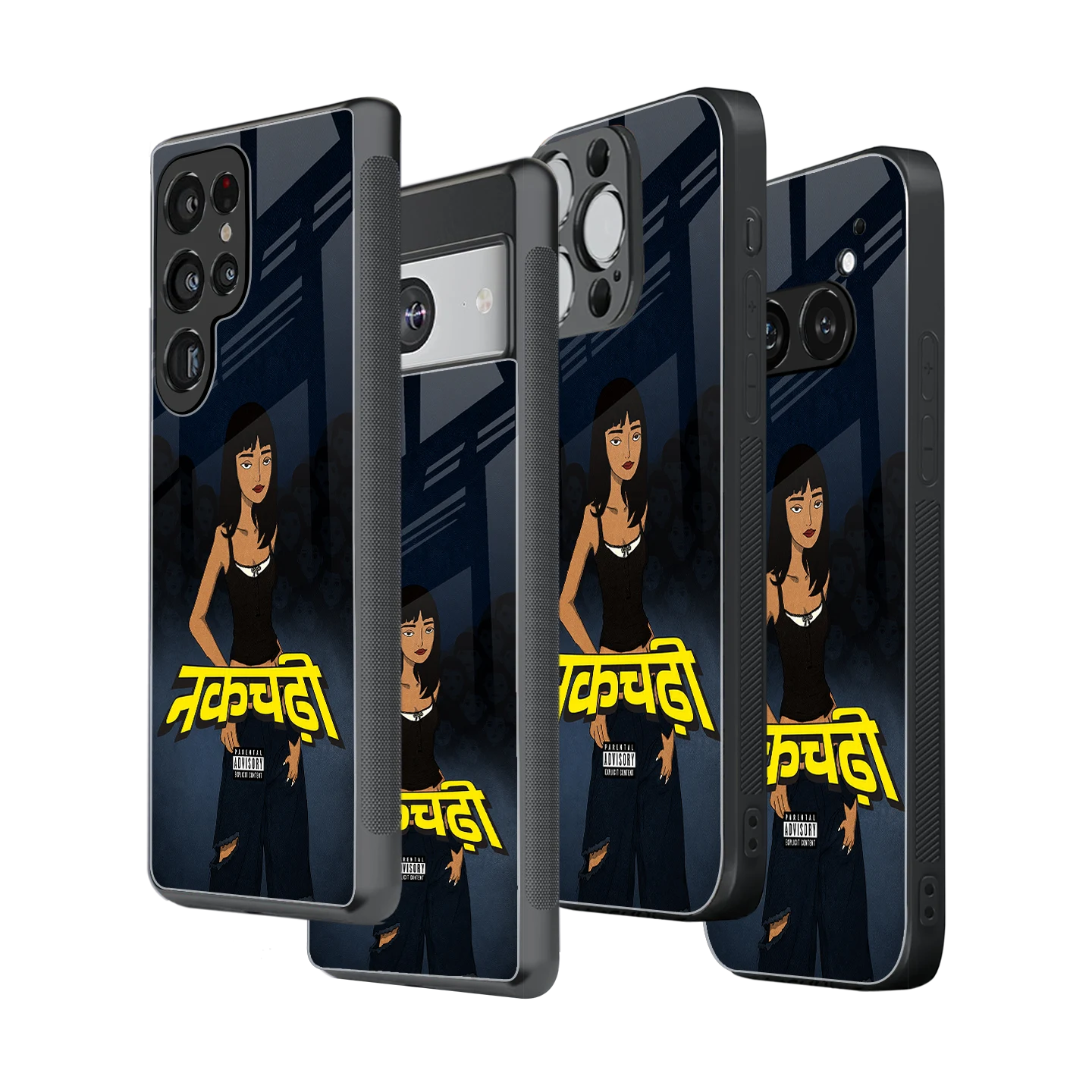 Stylish Glass Back Case for All Smartphones iPhone, Samsung, OnePlus, Pixel, Redmi, Oppo, Vivo, Motorola