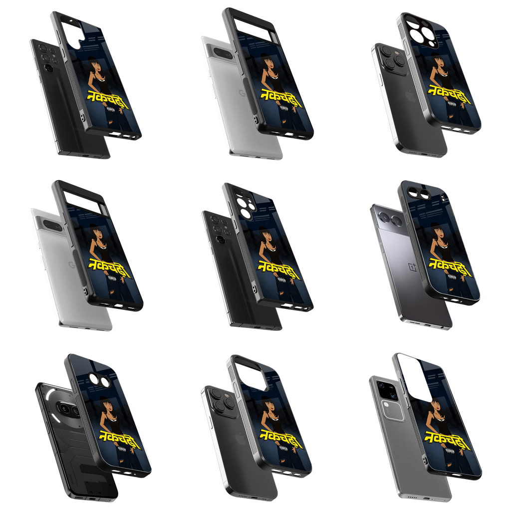 Durable Glass Back Mobile Case for iPhone, Samsung, OnePlus, Google Pixel, Redmi, Vivo, Oppo