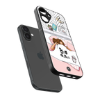 nap queen girl back phone cover | glass case for iphone 16 plus