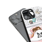 nap queen girl back phone cover | glass case for iphone 15 pro