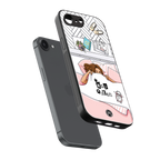 nap queen girl back phone cover | glass case for iphone 16e