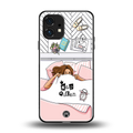nap queen girl back phone cover | glass case for nothing phone 1