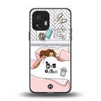 nap queen girl back phone cover | glass case for nothing phone 2