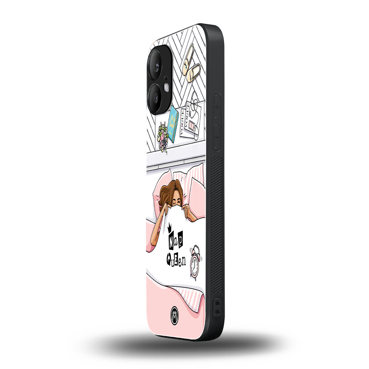 nap queen girl back phone cover | glass case for nothing phone 2