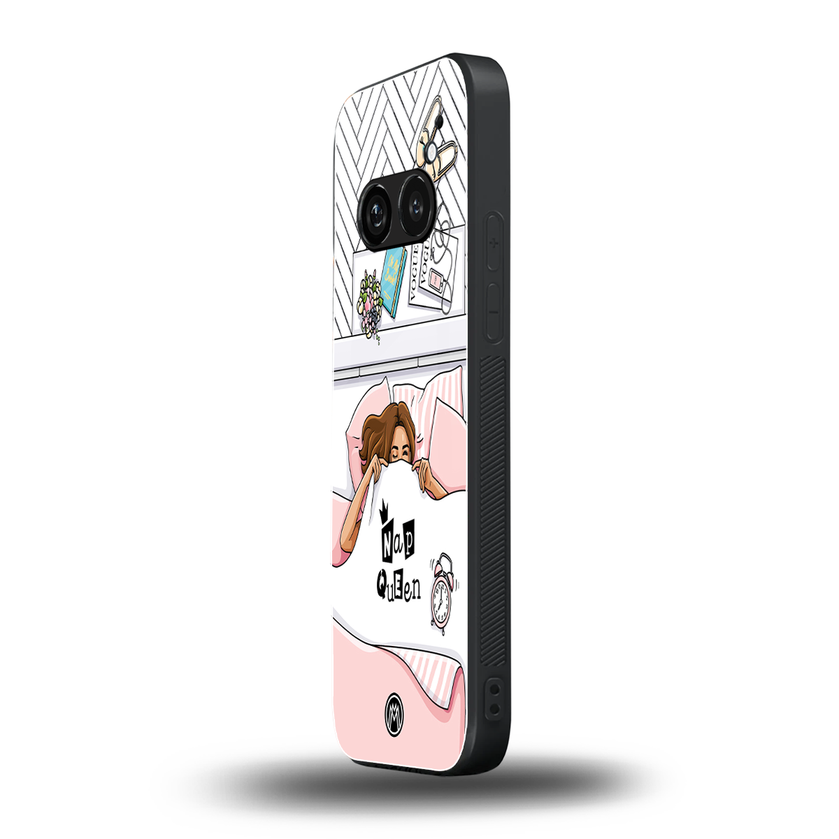 nap queen girl back phone cover | glass case for nothing phone 2a