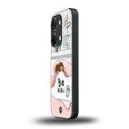nap queen girl back phone cover | glass case for oneplus nord 3