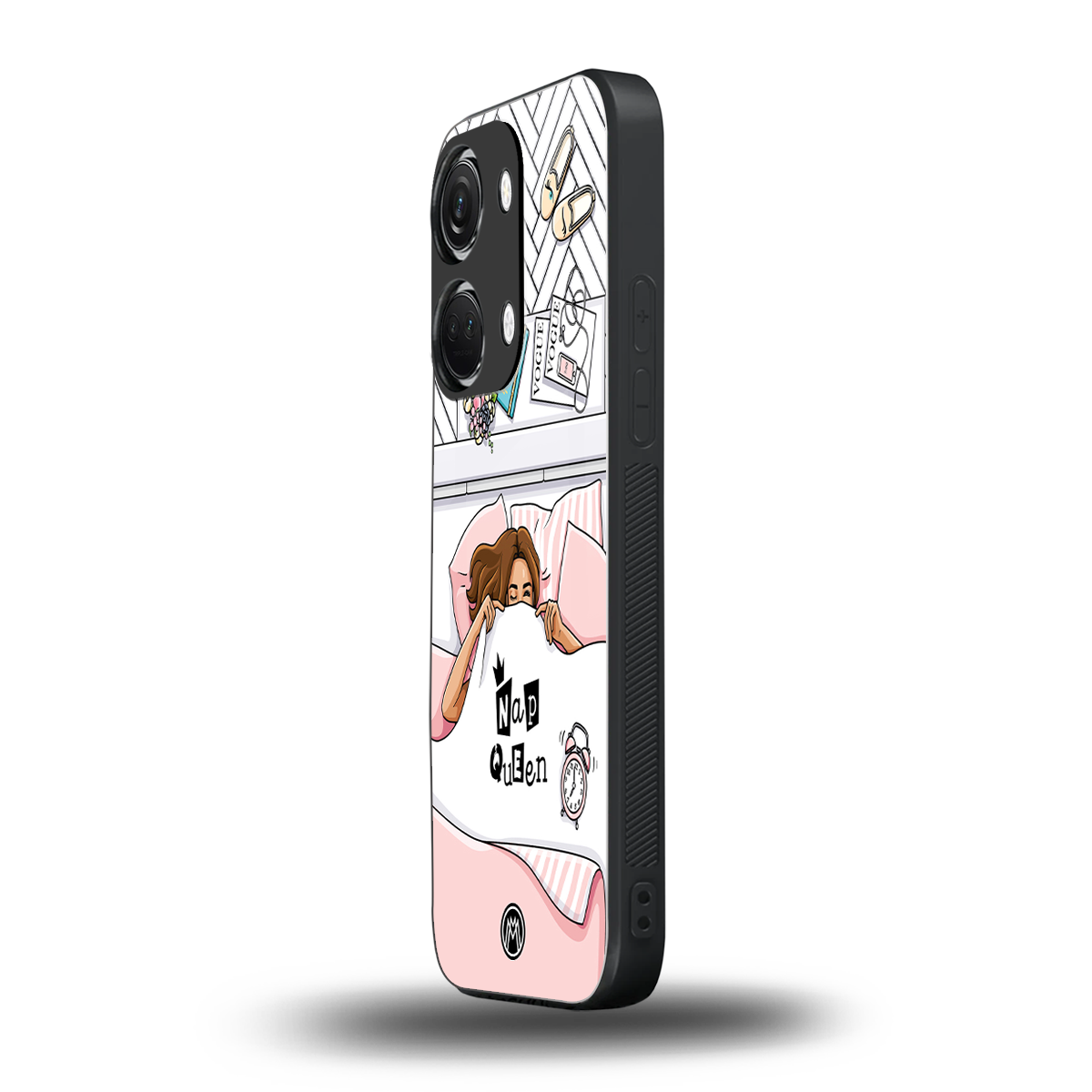 nap queen girl back phone cover | glass case for oneplus nord 3