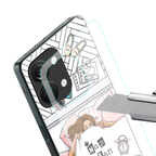 nap queen girl back phone cover | glass case for oneplus nord 3
