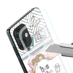 nap queen girl back phone cover | glass case for oneplus nord ce 3