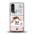 nap queen girl back phone cover | glass case for oneplus nord ce 4 lite