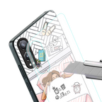 nap queen girl back phone cover | glass case for oneplus nord ce 4 lite