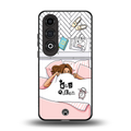 nap queen girl back phone cover | glass case for oneplus nord ce 4