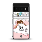 nap queen girl back phone cover | glass case for google pixel 6 pro