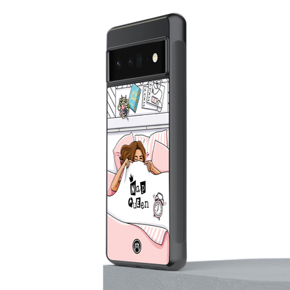 nap queen girl back phone cover | glass case for google pixel 6 pro