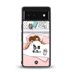 nap queen girl back phone cover | glass case for google pixel 6