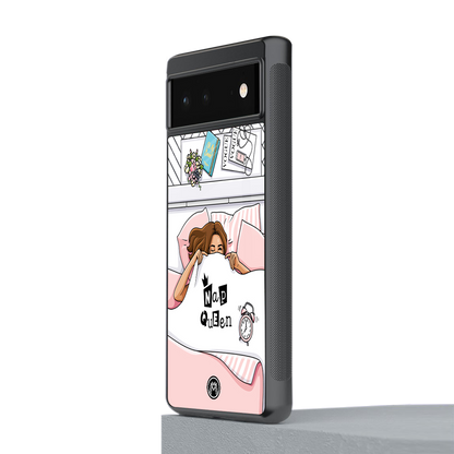 nap queen girl back phone cover | glass case for Google Pixel 6A