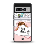 nap queen girl back phone cover | glass case for google pixel 7 pro
