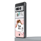 nap queen girl back phone cover | glass case for google pixel 7 pro