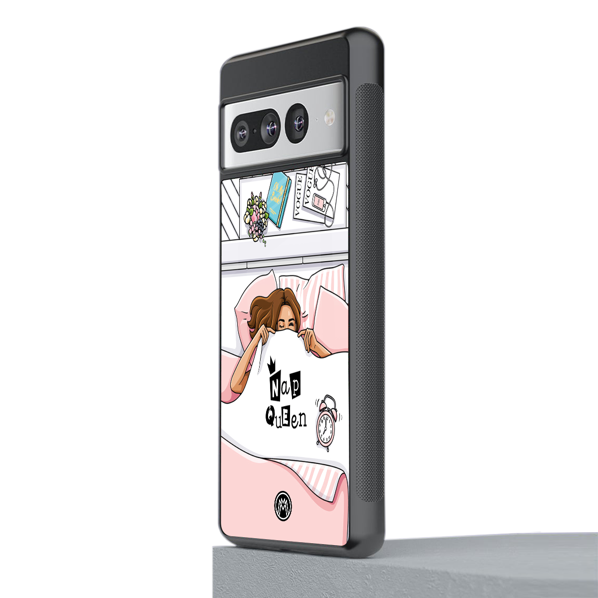 nap queen girl back phone cover | glass case for google pixel 7 pro