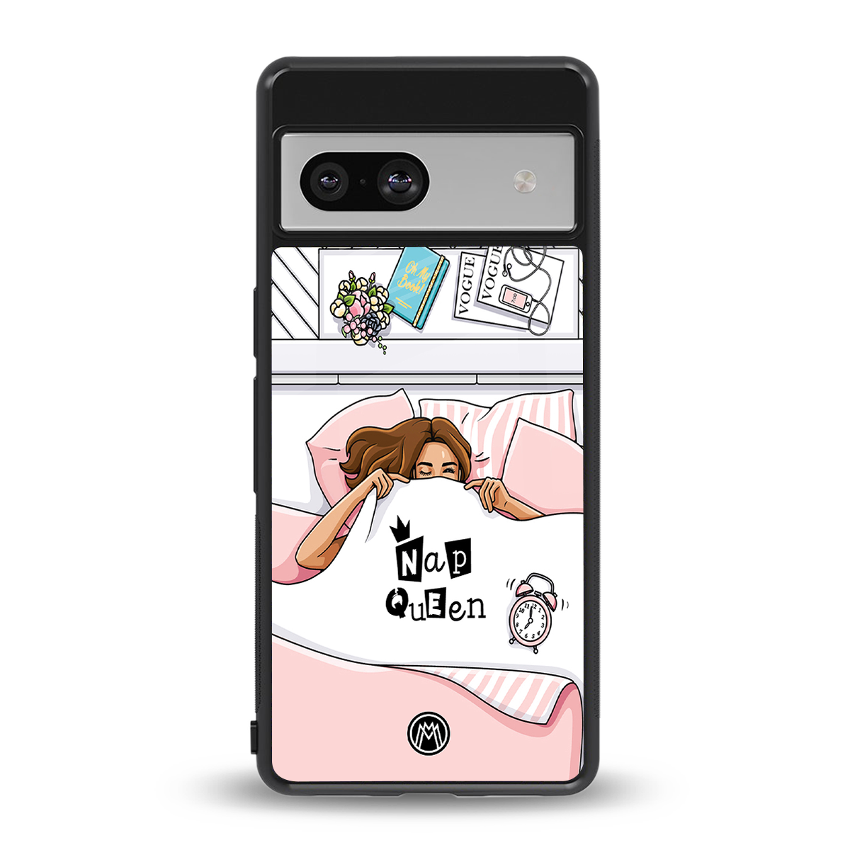 nap queen girl back phone cover | glass case for Google Pixel 7