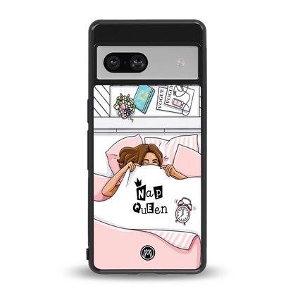 nap queen girl back phone cover | glass case for Google Pixel 7A