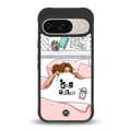 nap queen girl back phone cover | glass case for google pixel 9